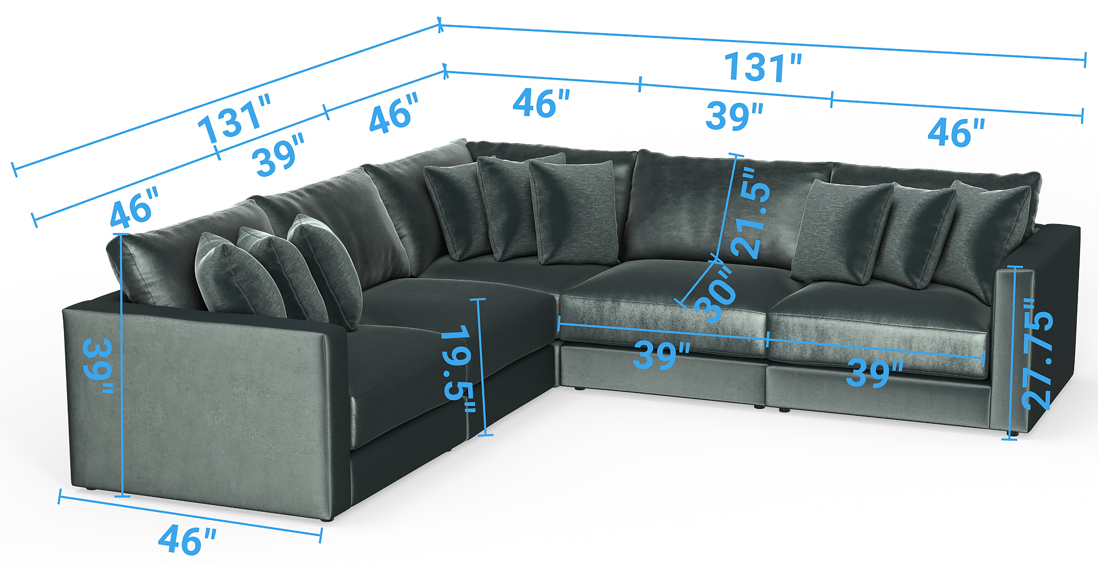 Remington Pine Modular Sectional