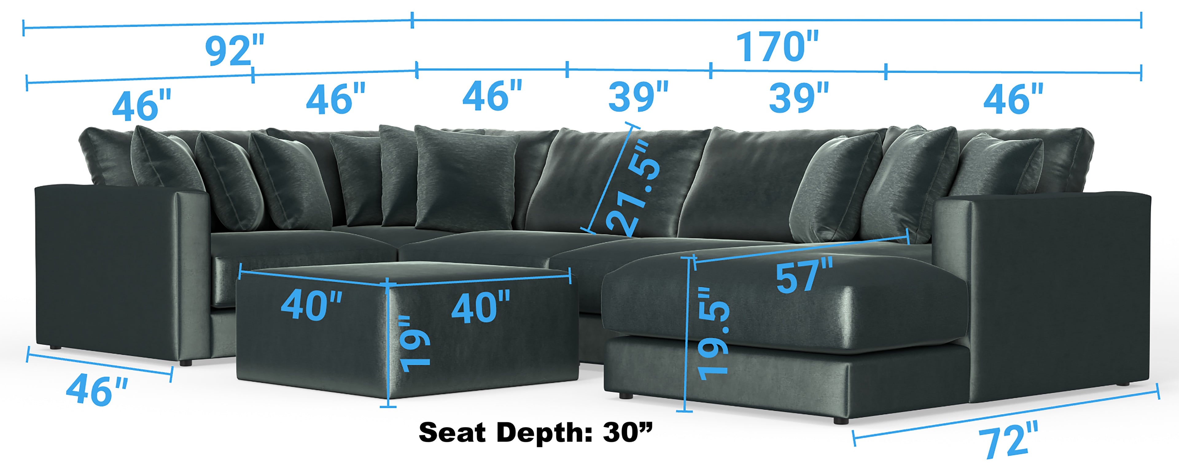 Remington Pine Modular Sectional