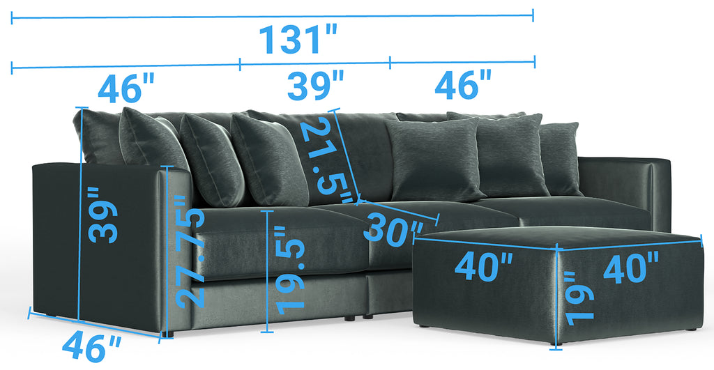 Remington Pine Modular Sectional