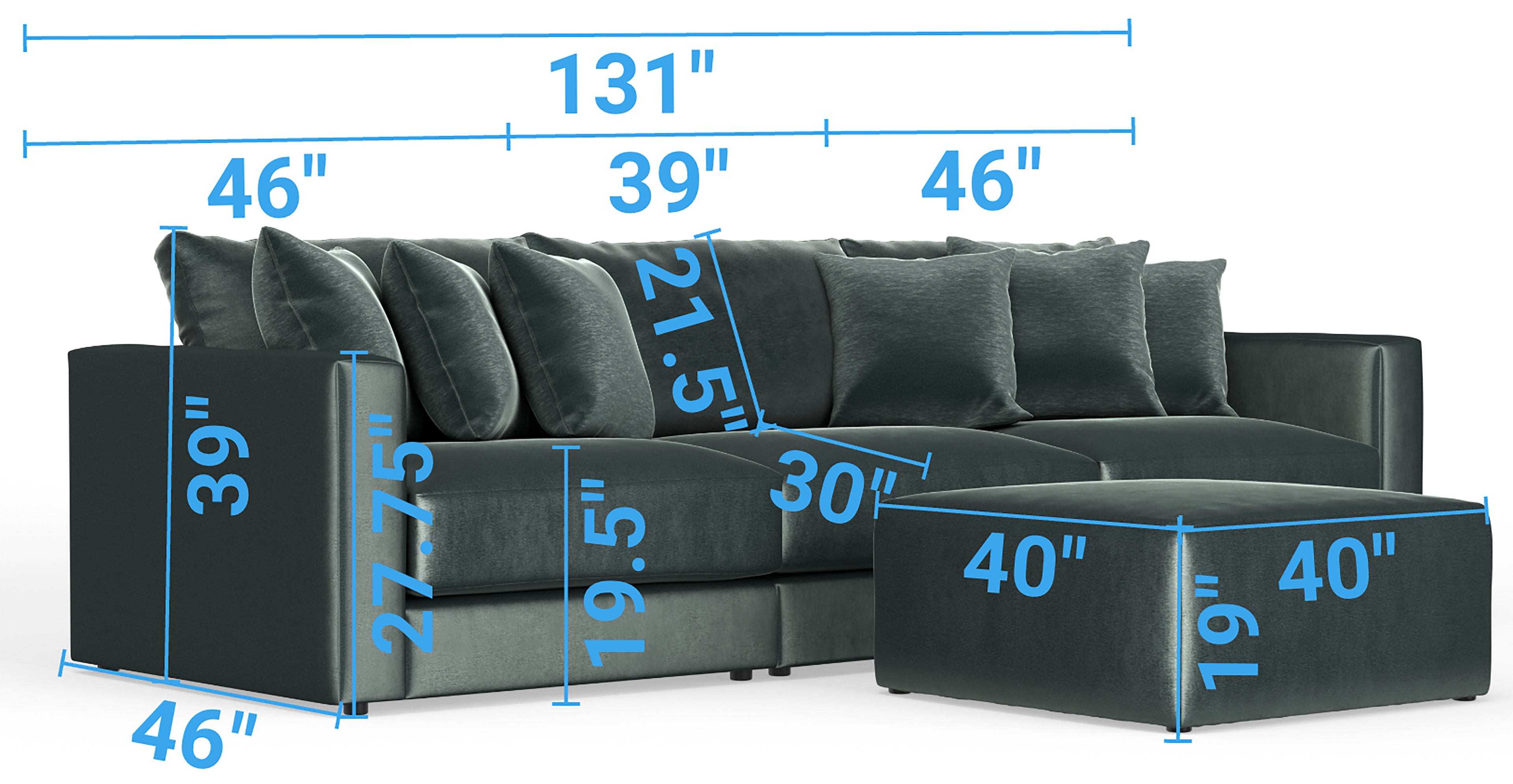 Remington Pine Modular Sectional