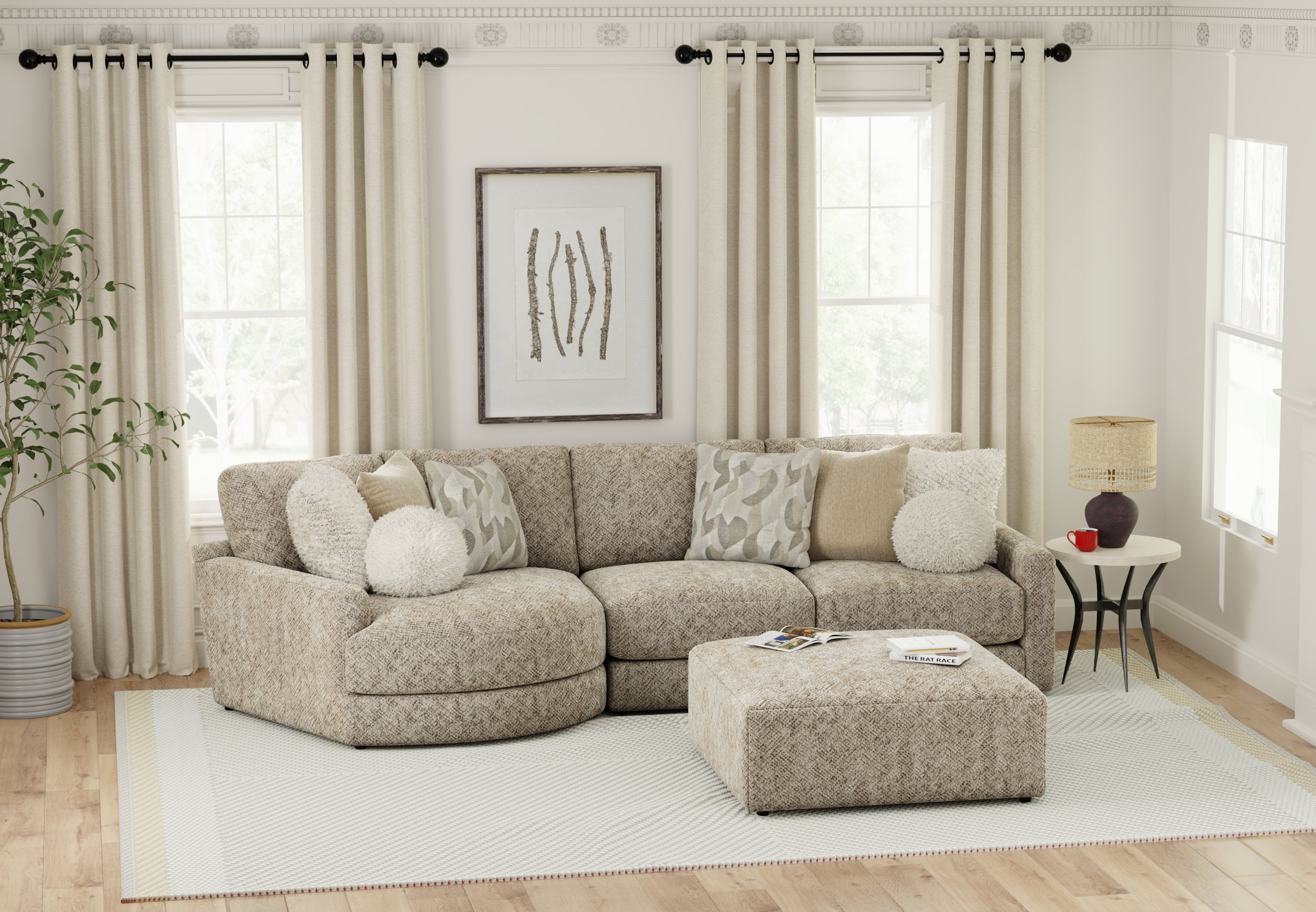 Turner Mushroom Modular Sectional