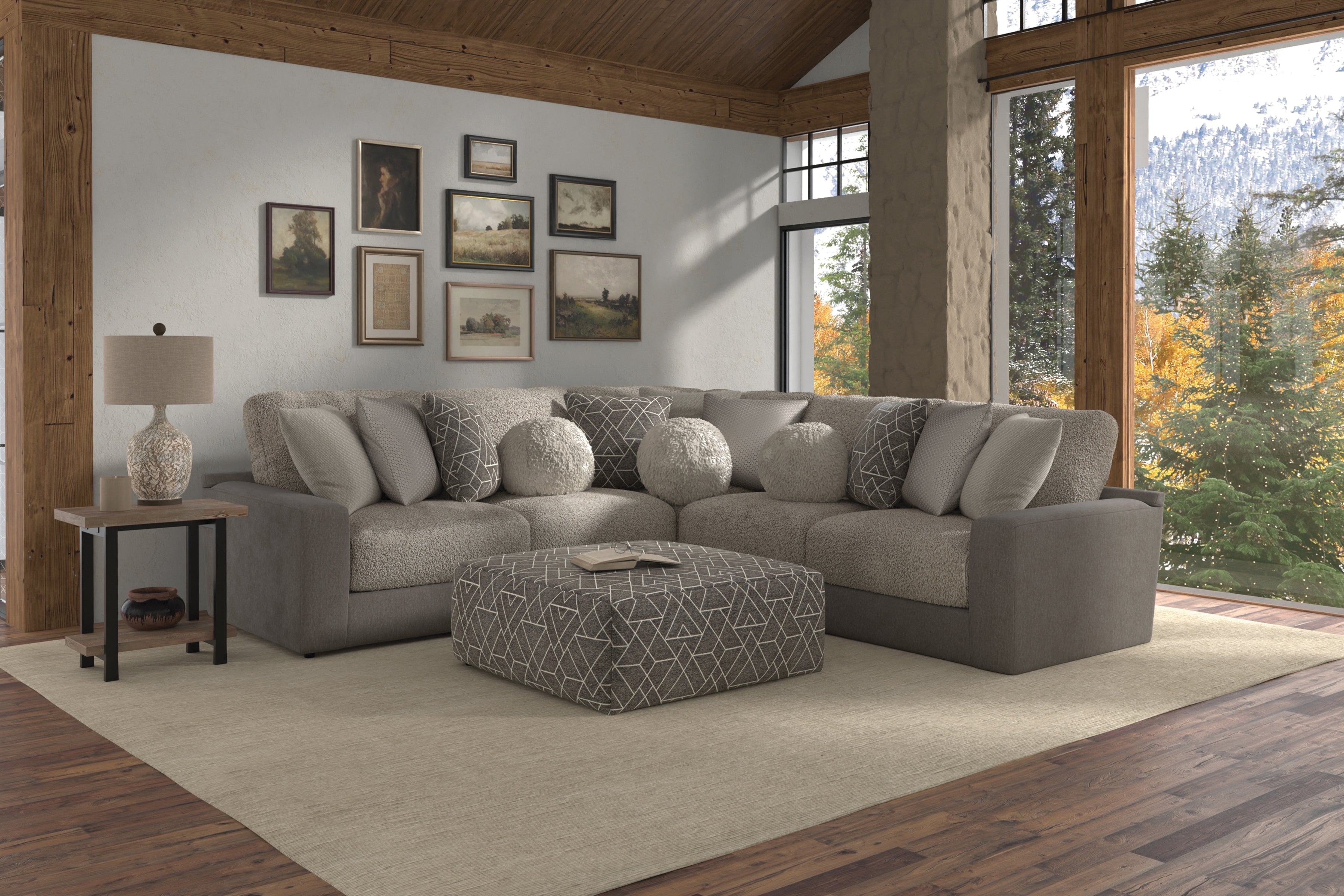 Canyon Modular Sectional Umber – ComfortBroker